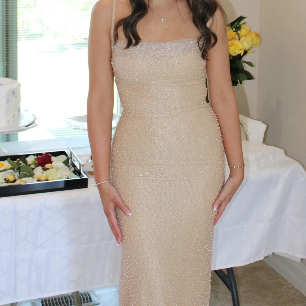 HOUSE OF CB-CALLA -Seapearl Embellished Maxi Dress - Picture 7 of 13